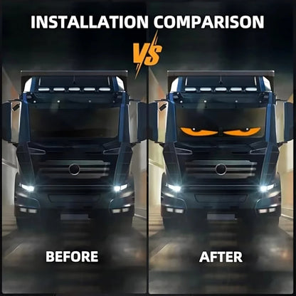 Dynamic Big Eye Lights For Windshield - Voltrazo